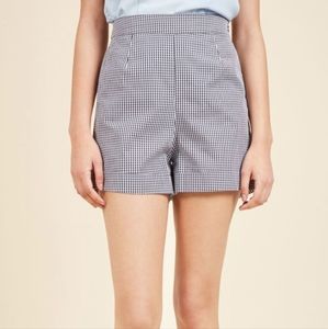 ModCloth Dancing Days by Banned size S Gingham Shorts